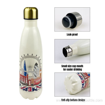 500ml Heat Transfer Printing Vacuum Cola Bottle